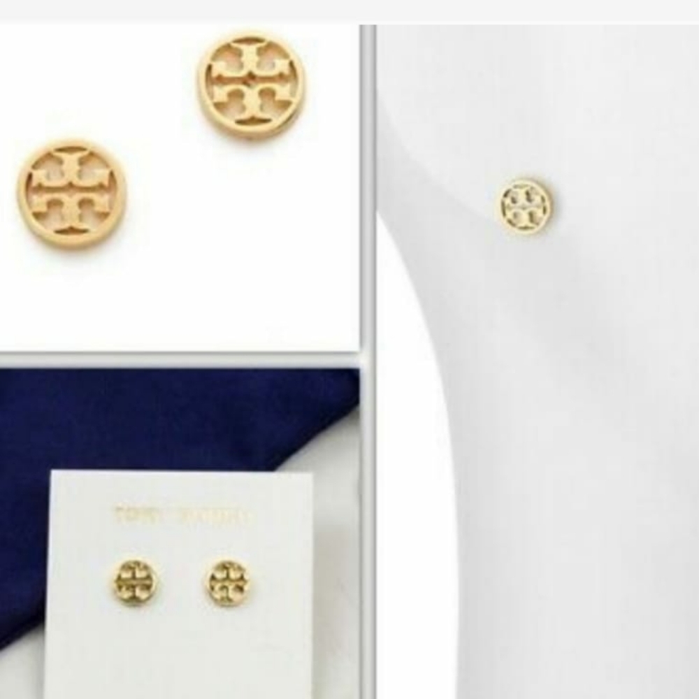 Tory burch miller stud earings gold - Picture 4 of 5